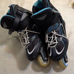 Kids Black and Blue Rollerblades